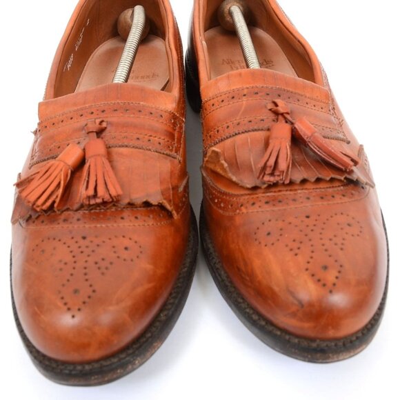 Allen Edmonds Bridgeton Men\'s Size 13 Dress Shoes Leather Kiltie Tassel Loafers main image 9